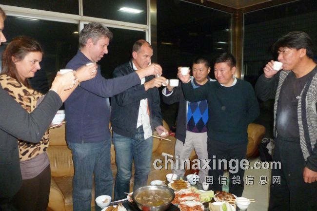 南北鸽舍内开怀畅饮