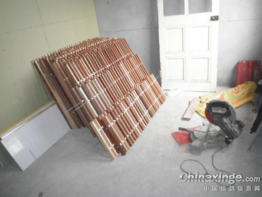 廢棄材料自建新鴿舍圖